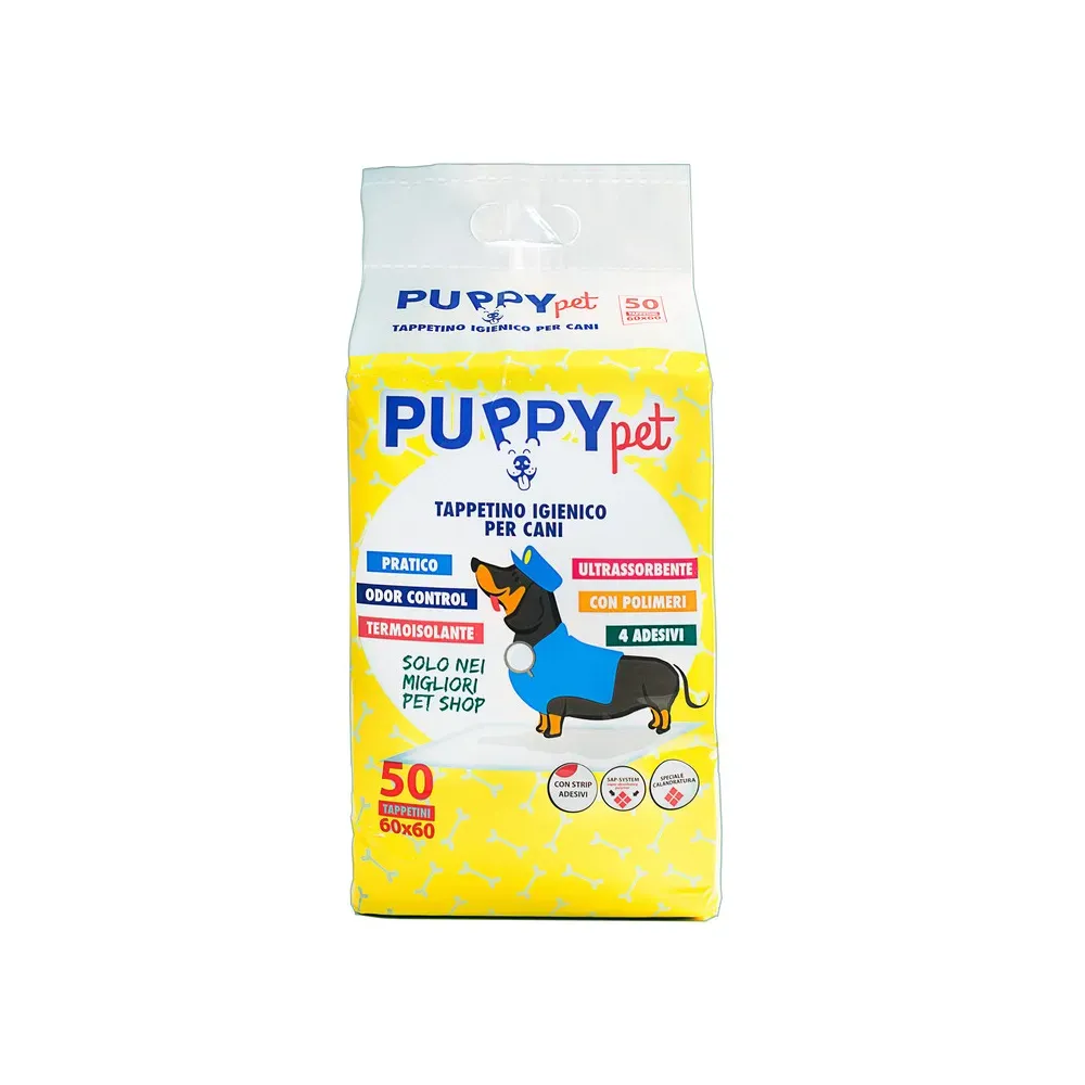 TAPPETINO PUPPY PET MONOUSO CM.60X60 PZ.50