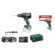 HIKOKI TRAPANO DV36DC 36V C/PERC BRUSH+SOFFIATORE