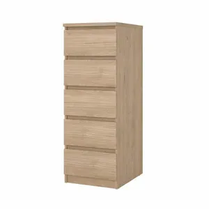 KIT CASSETTIERA NAIA 5 CASS 40X50X111CM ROVERE