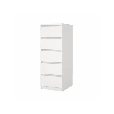 KIT CASSETTIERA NAIA 5 CASS 40X50X111CM BIANCO