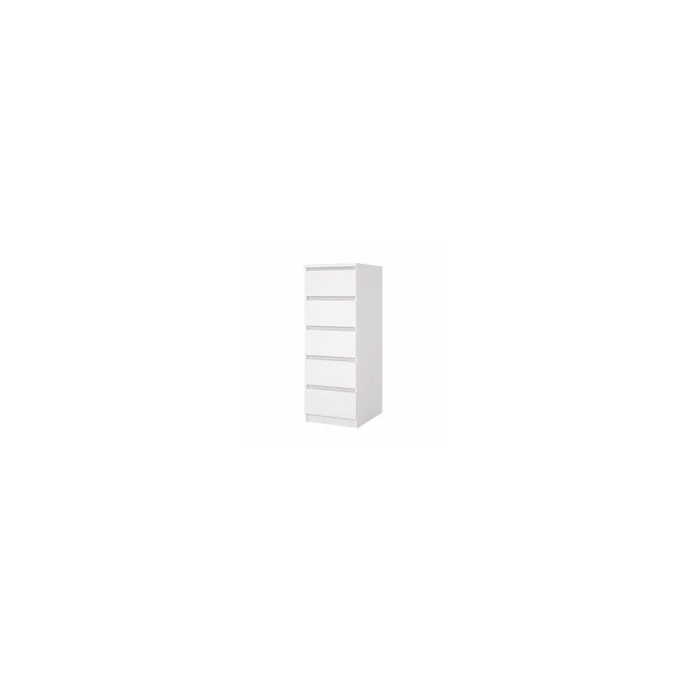 KIT CASSETTIERA NAIA 5 CASS 40X50X111CM BIANCO
