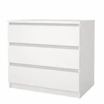 KIT CASSETTIERA NAIA 3 CASS 77X50X70CM BIANCO