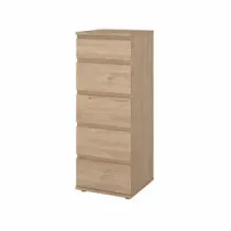 KIT CASSETTIERA NOVA 5 CASS 40,2X40X106,6CM ROVERE