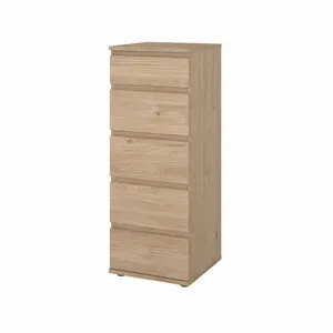 KIT CASSETTIERA NOVA 5 CASS 40,2X40X106,6CM ROVERE