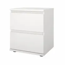 KIT COMODINO NOVA 2 CASS 40X34X48,2CM BIANCO