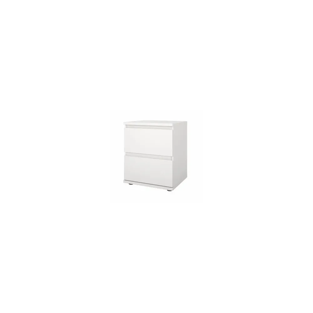 KIT COMODINO NOVA 2 CASS 40X34X48,2CM BIANCO