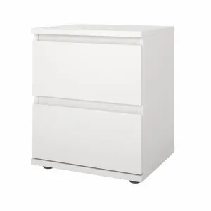 KIT COMODINO NOVA 2 CASS 40X34X48,2CM BIANCO