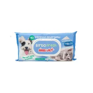 SALVIETTE PER ANIMALI TALCO 40 PZ (24,0 PZ)