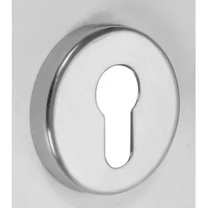 BOCCHETTA TONDA ALLUMINIO FORO YALE CROMO (2,0 PZ)