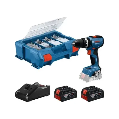 BOSCH-B TRAPANO C/PERC GSB 18V-65 BRUSHLESS+2 BATT