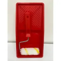 KIT VASCHETTA + RULLINO BIA/GIAL + MAN/CORTO 10CM