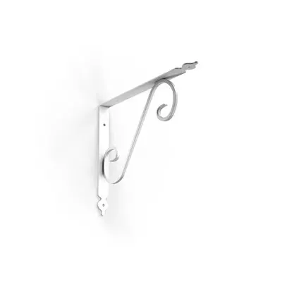 REGGIMENSOLA TOSCANIA 230X180 MM BIANCO MARTELLATO (10,0 PZ)