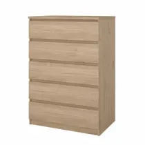 KIT CASSETTIERA NAIA 5 CASS 77X50X111CM ROVERE