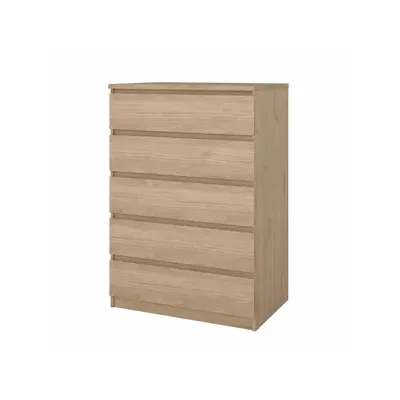 KIT CASSETTIERA NAIA 5 CASS 77X50X111CM ROVERE