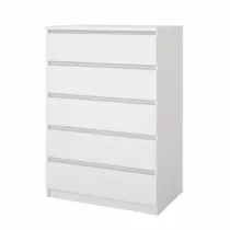 KIT CASSETTIERA NAIA 5 CASS 77X50X111CM BIANCO
