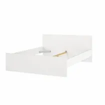 LETTO MATRIMONIALE NAIA 160X200CM BIANCO