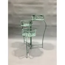 C FIORIERA 3 POSTI 44X46XH65CM VERDE SALVIA EPOQUE (2,0 PZ)