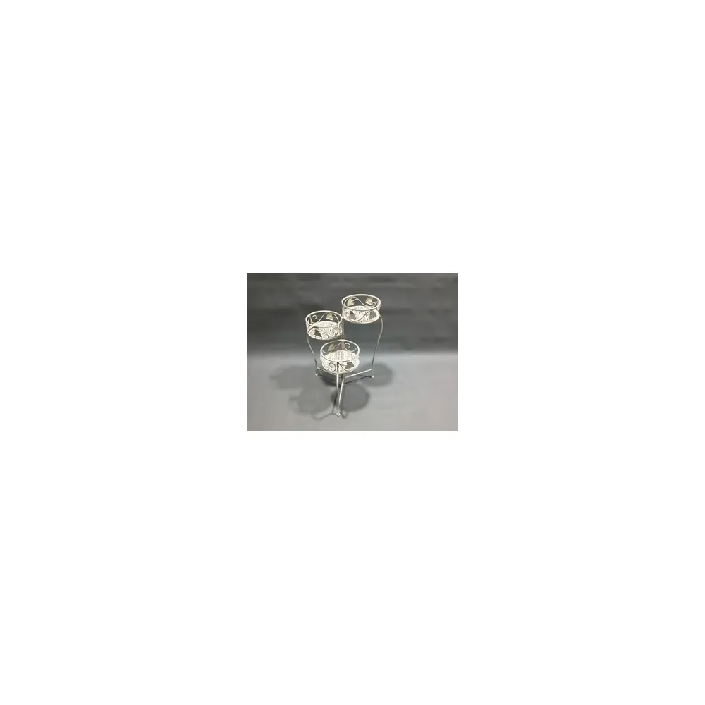 C FIORIERA 3 POSTI 44X46XH65CM BIANCO ANTICO EPOQUE (2,0 PZ)