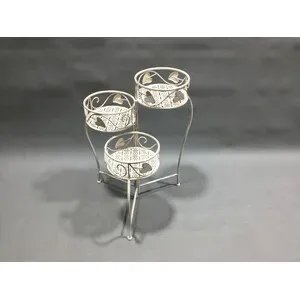C FIORIERA 3 POSTI 44X46XH65CM BIANCO ANTICO EPOQUE (2,0 PZ)