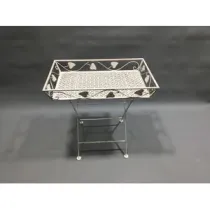 C TAVOLO 63X40X60CM BIANCO ANTICO EPOQUE