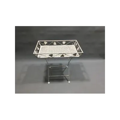 C TAVOLO 63X40X60CM BIANCO ANTICO EPOQUE