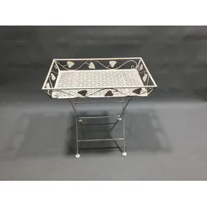 C TAVOLO 63X40X60CM BIANCO ANTICO EPOQUE