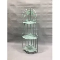 C ANGOLIERA 3 RIPIANI 49X33X126CM VERDE SALVIA EPOQUE (2,0 PZ)