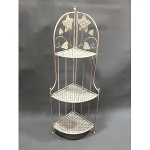 C ANGOLIERA 3 RIPIANI 49X33X126CM BIANCO ANT EPOQUE (2,0 PZ)