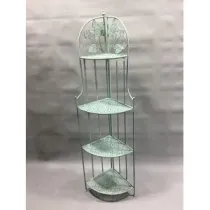 C ANGOLIERA 4 RIPIANI 49X33X156CM VERDE SAL EPOQUE (2,0 PZ)