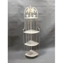 C ANGOLIERA 4 RIPIANI 49X33X156CM BIANCO ANT EPOQUE (2,0 PZ)