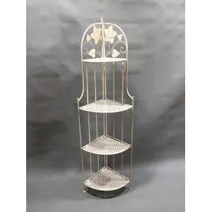 C ANGOLIERA 4 RIPIANI 49X33X156CM BIANCO ANT EPOQUE (2,0 PZ)