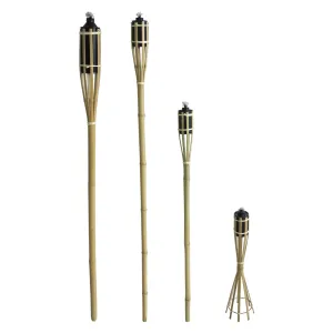 TORCIA IN BAMBU' h. cm 50 - serbatoio lt 0