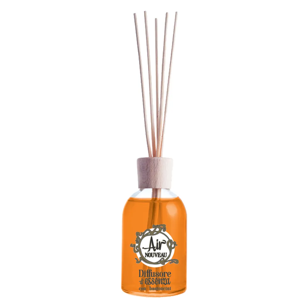 DIFFUSORE DI ESSENZA CON BACCHETTE  ml 100 - vaniglia e orchidea