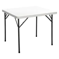 TAVOLO QUADRATO PIEGHEVOLE 'PARTY' cm 87 x 87 x h. 74 - colore bianco