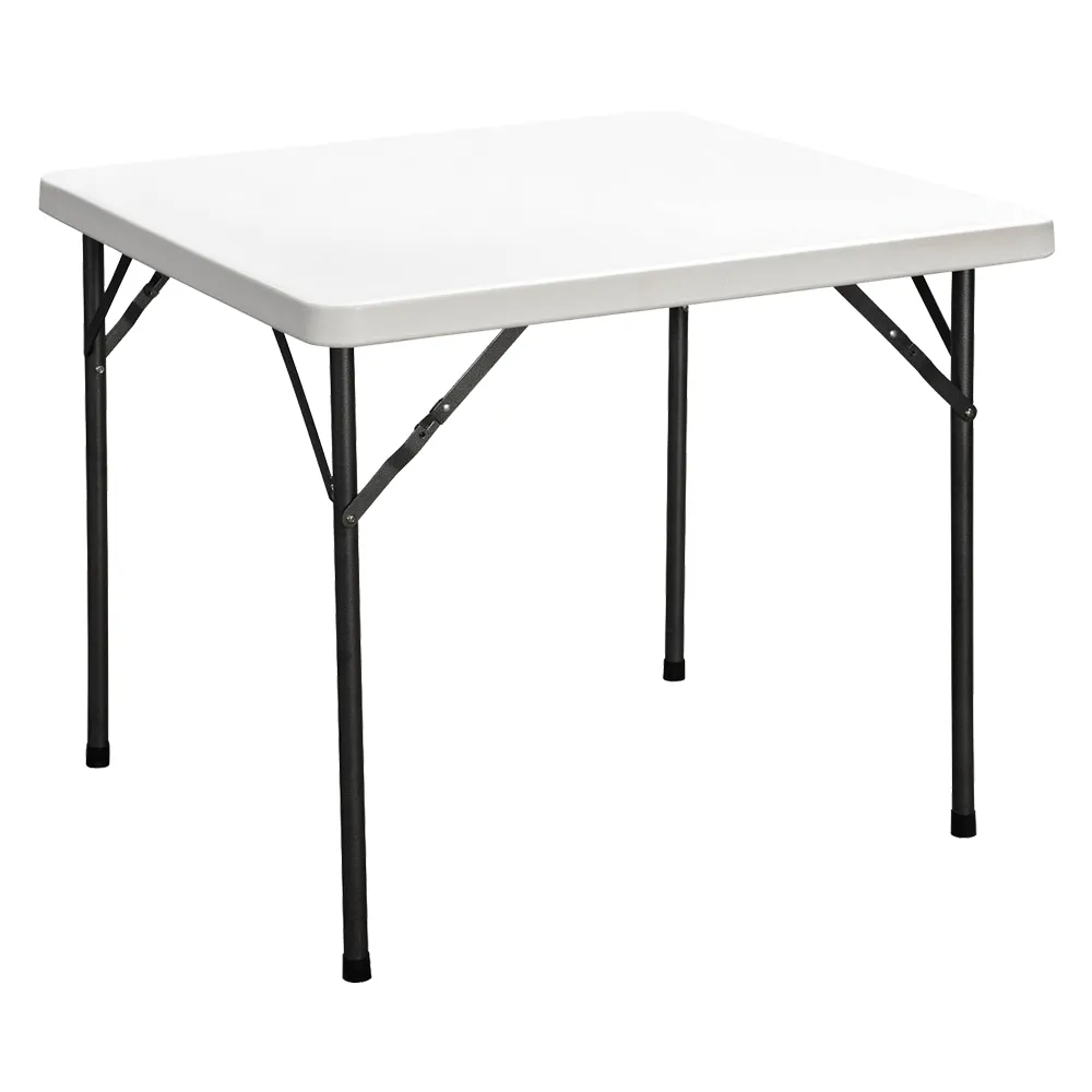 TAVOLO QUADRATO PIEGHEVOLE 'PARTY' cm 87 x 87 x h. 74 - colore bianco