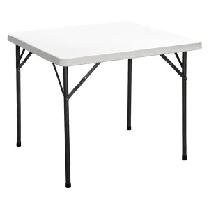 TAVOLO QUADRATO PIEGHEVOLE 'PARTY' cm 87 x 87 x h. 74 - colore bianco