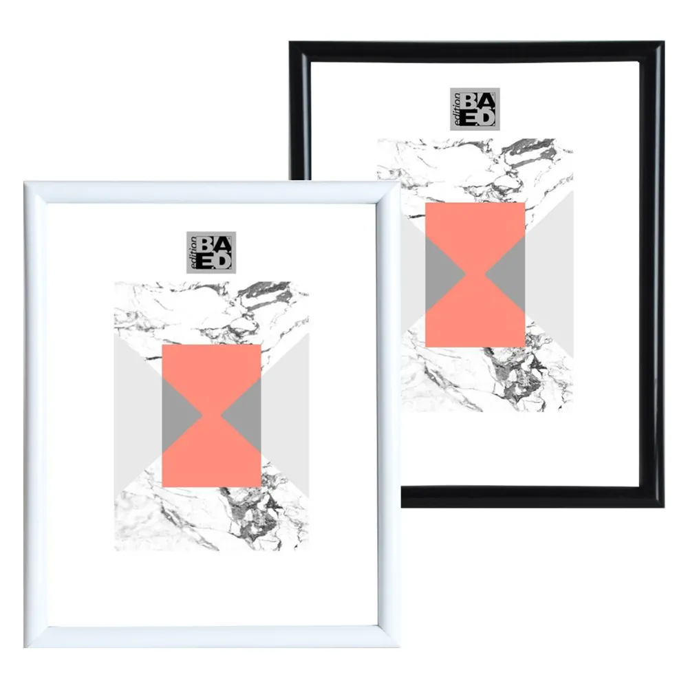 CORNICE 'AMBROISE' cm 13 x 18 con portafoto - nero