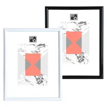 CORNICE 'AMBROISE' cm 18 x 24 con portafoto - nero