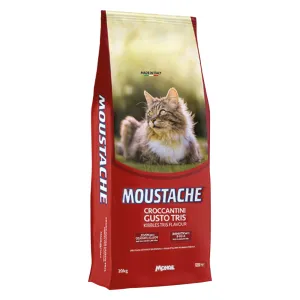 CROCCANTINI PER GATTI 'MOUSTACHE GUSTO TRIS' pesce
