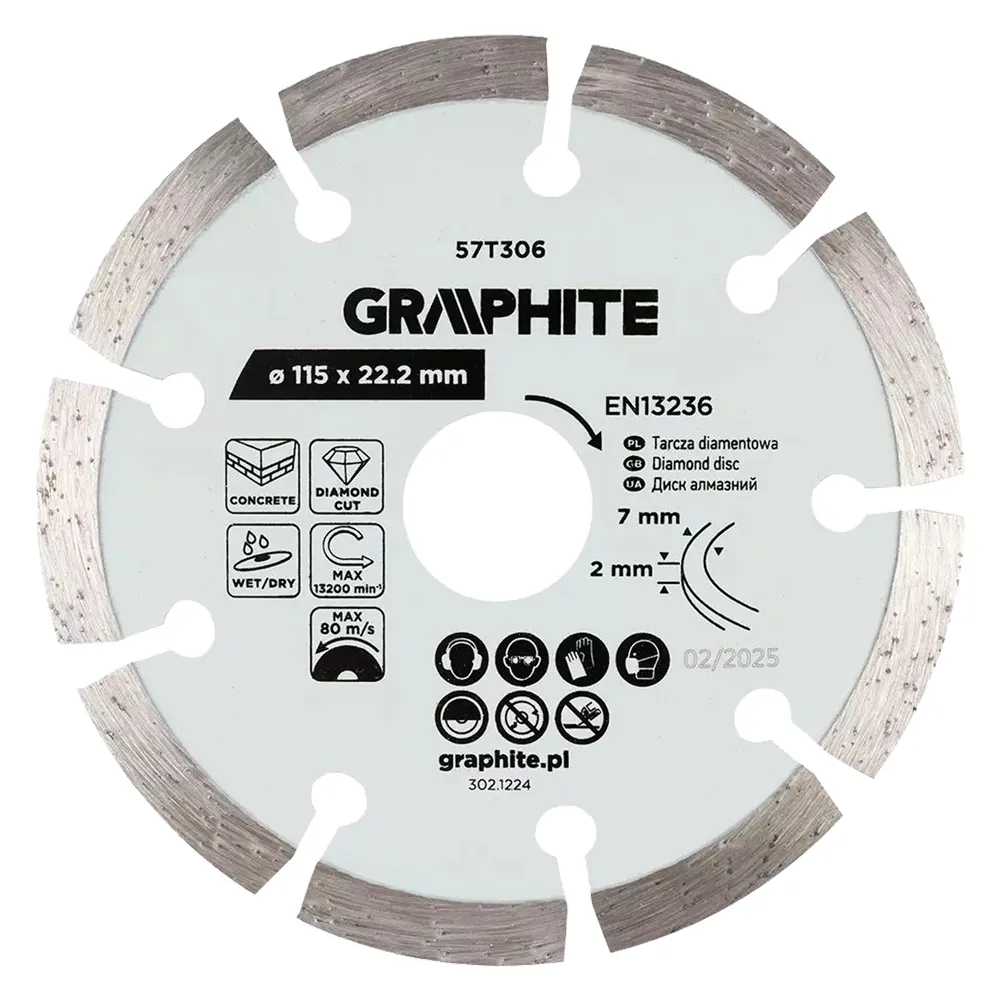 DISCO DIAMANTATO ø 115 mm - foro 22