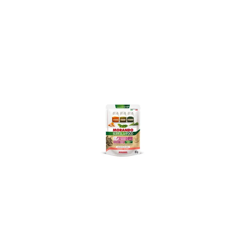 CIBO GATTO MORANDO S/FOOD EXIGENT 85 G SALMONE (24,0 PZ)