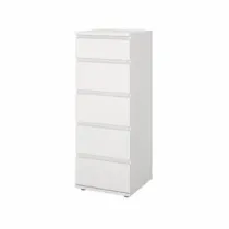 KIT CASSETTIERA NOVA 5 CASS 40,2X40X106,6CM BIANCO