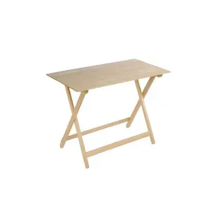 TAVOLO LEGNO PIEGHEVOLE 100X60XH73CM NATURALE