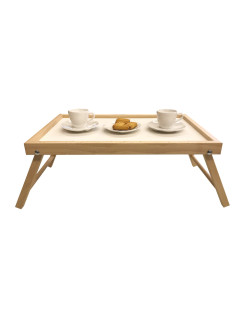 Iris natural wood tray with...