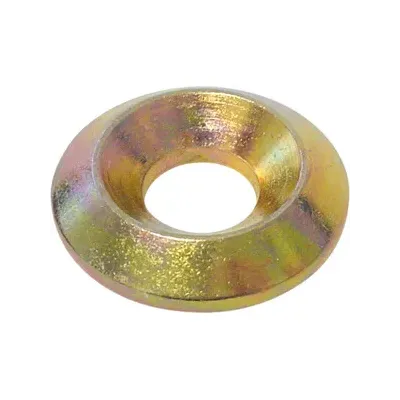 RONDELLA CONICA M10 ZINCATA GIALLA (100,0 PZ)