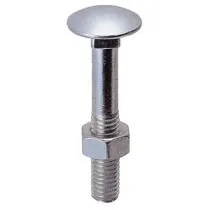 BULLONE C/DADO TTDQ  8 X160MM ZINCATO (50,0 PZ)