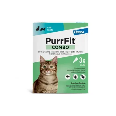 PURRFIT COMBO GATTO SPOT ON 3 PIPETTE