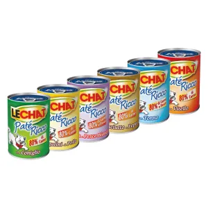 PATE' PER GATTI 'LECHAT RICCO' prosciutto e lepre - gr 400