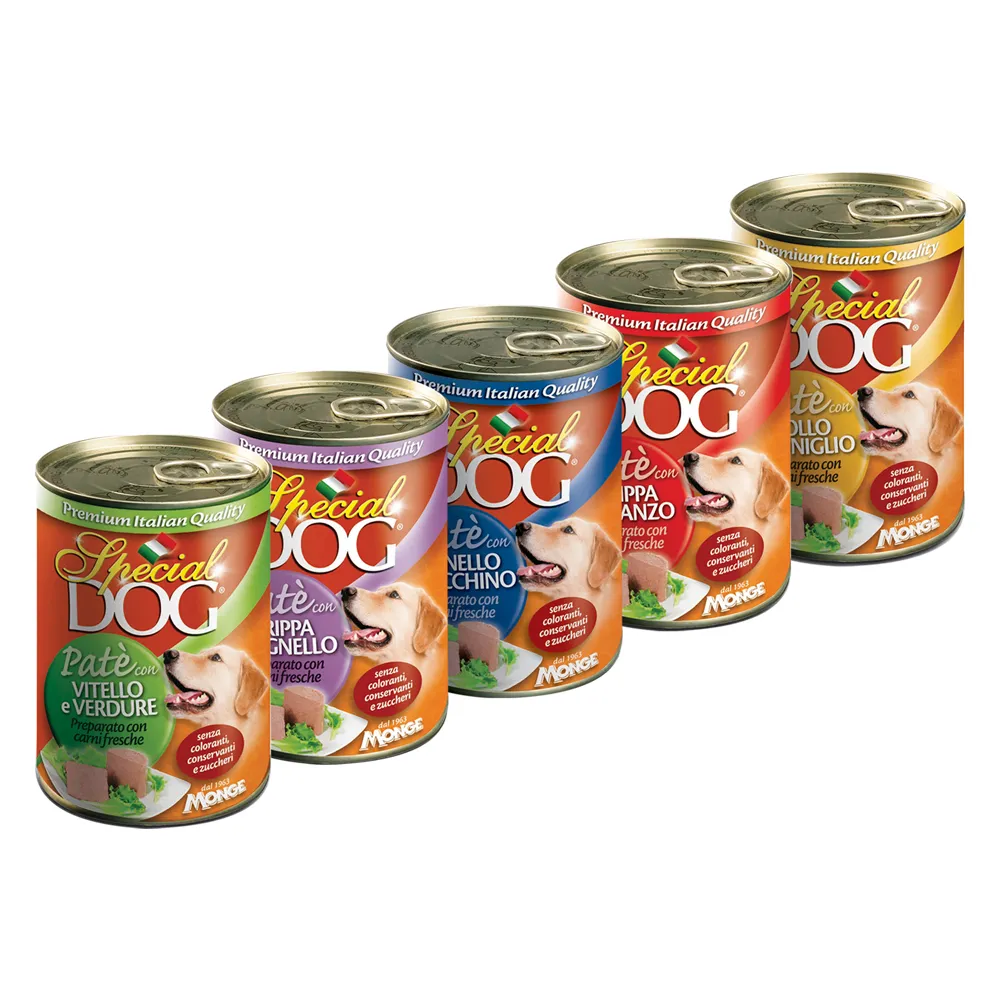 PATE' PER CANI 'SPECIAL DOG' trippa di agnello - gr 400