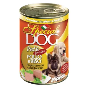 PATE' PER CANI 'SPECIAL DOG' pollo e riso - gr 400
